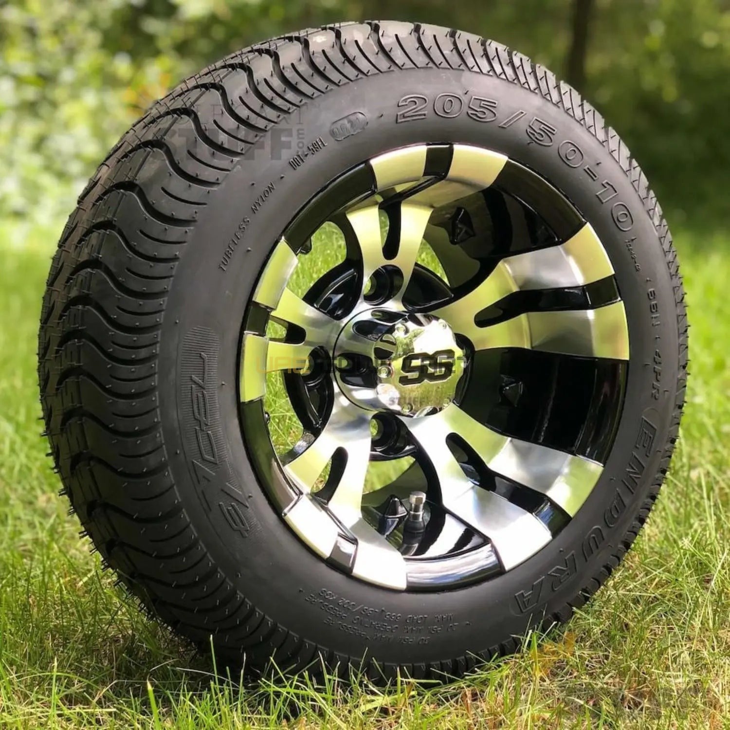 10 Inch Golf Cart Wheels and Tires Combo 205/50 10 Low Profile 4 Ply | UAE Golf Cart