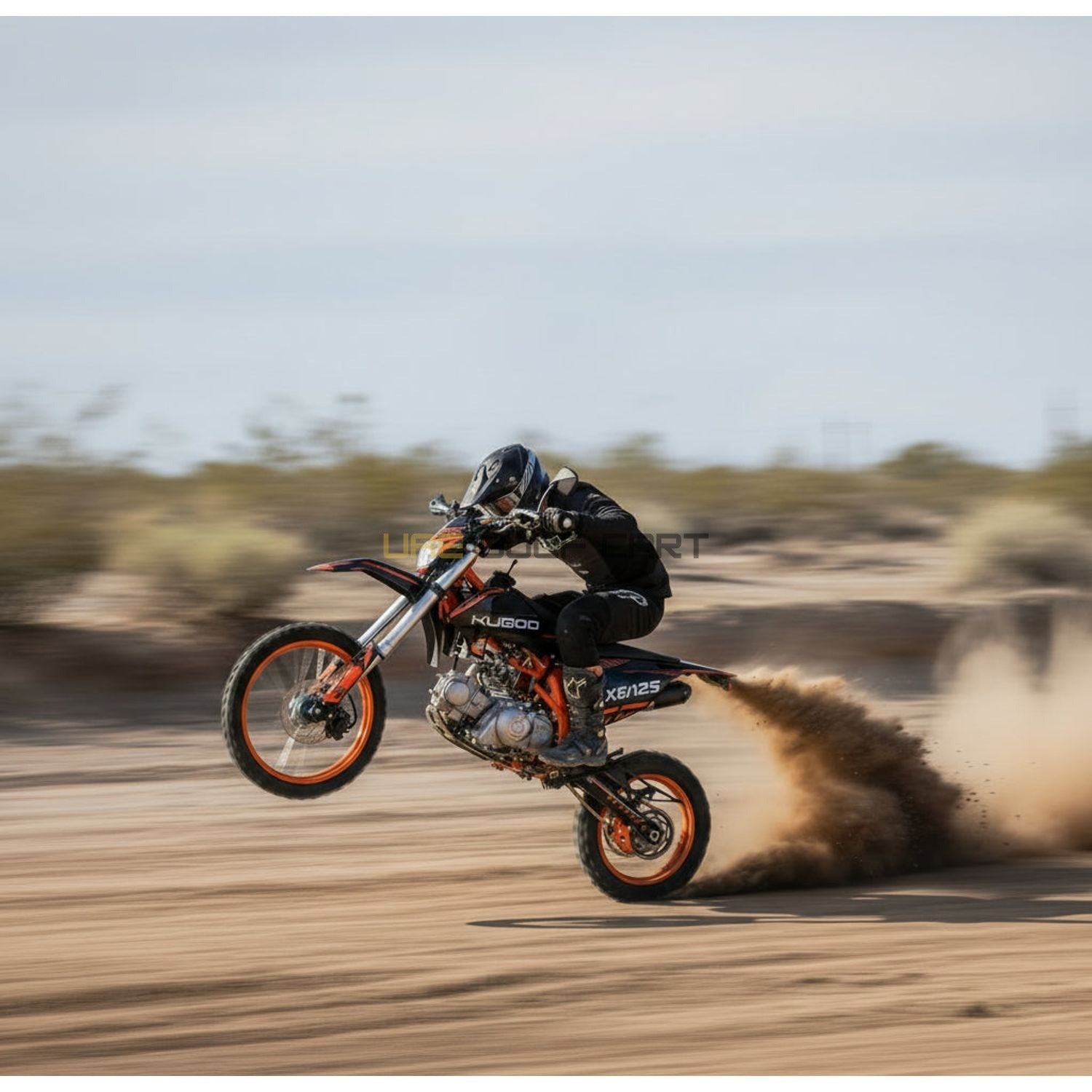 Buy 125cc Off Road Dirt Bike with 80 km/h Speed, 5.4L Fuel Tank, Steel Frame - Electric Motorbikes & Mopeds at UAE Golf Cart