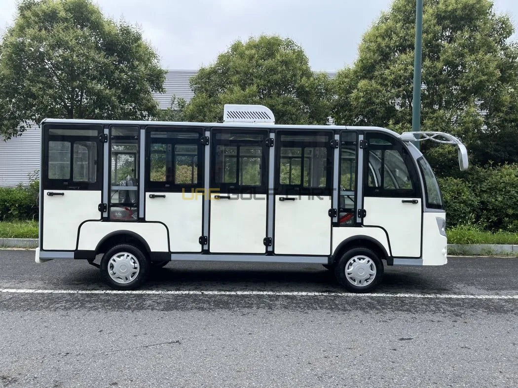 Buy 14 Passenger Electric Sightseeing Shuttle Cart with AC Motor and Audio System - Sightseeing Electric Buses - 14 Seater at UAE Golf Cart
