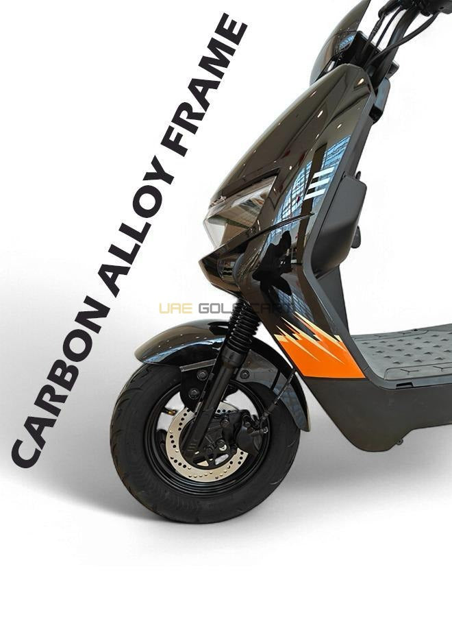 1500W 60V 20Ah Electric Scooter with Seat – 60 km/h Top Speed, 14" Tires, 45 km Range, 150 kg Load - Electric Motorbikes & Mopeds - Photo 4 | UAE Golf Cart