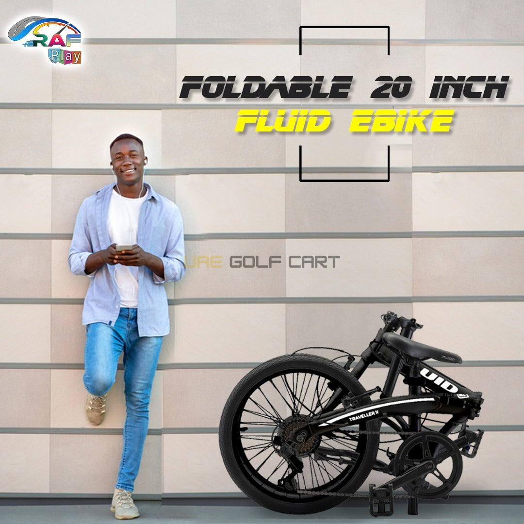 20 Inch Foldable Electric Bike 36V 10.4Ah Battery 25km/h Speed 100kg Load Capacity - Electric Bikes - Photo 12 | UAE Golf Cart