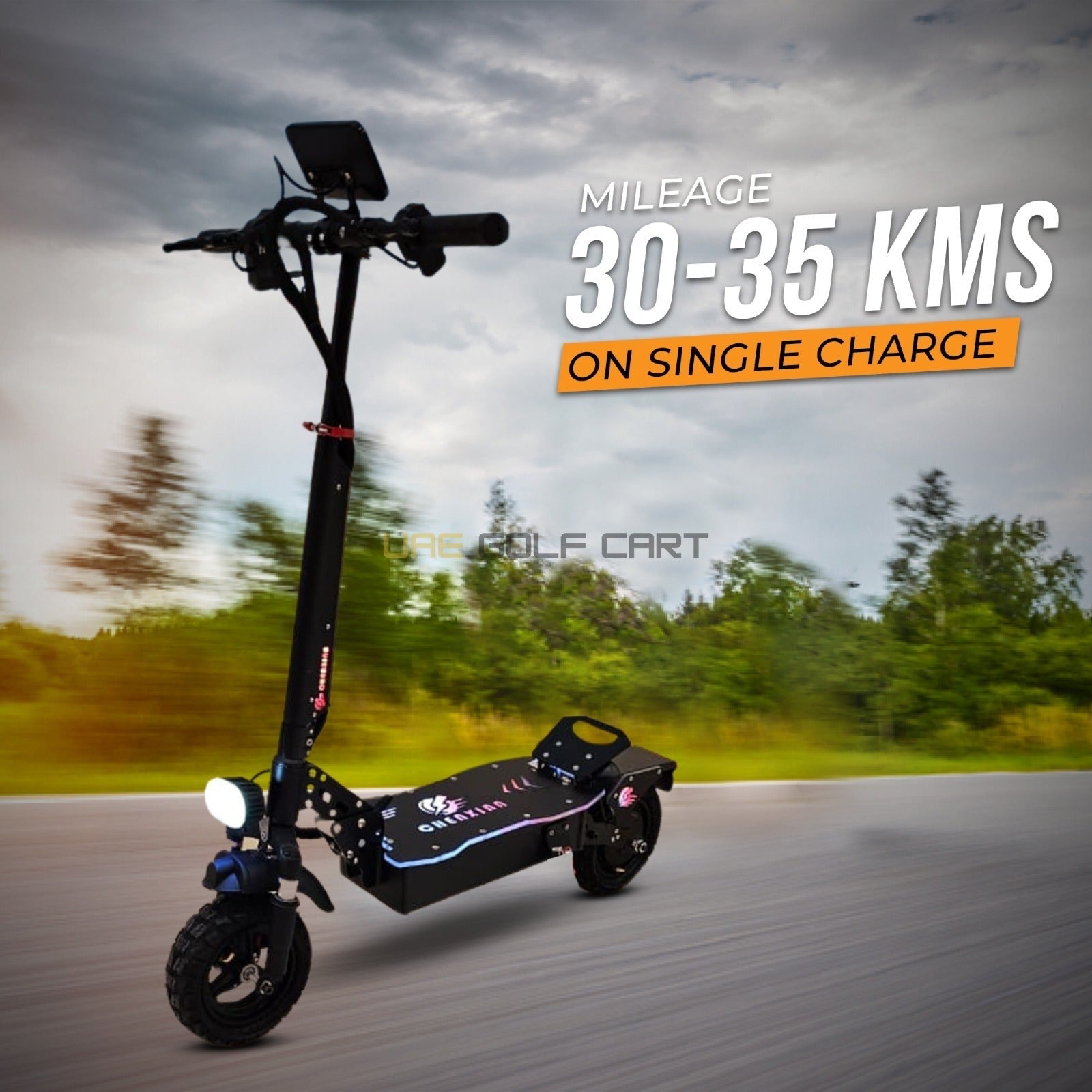 2000W Dual Motor Electric Scooter 70 km/h Speed 35 km Range 120 kg Load Capacity - Foldable Electric Scooters - Photo 14 | UAE Golf Cart