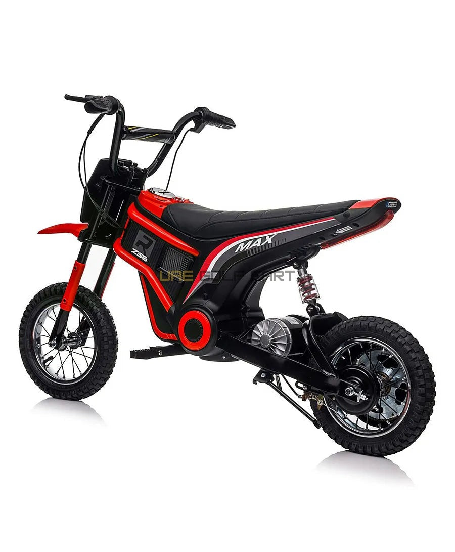 24V 350W Electric Kids Dirt Bike with Leather Seat and Rubber Tyres - Electric Motorbikes & Mopeds | UAE Golf Cart