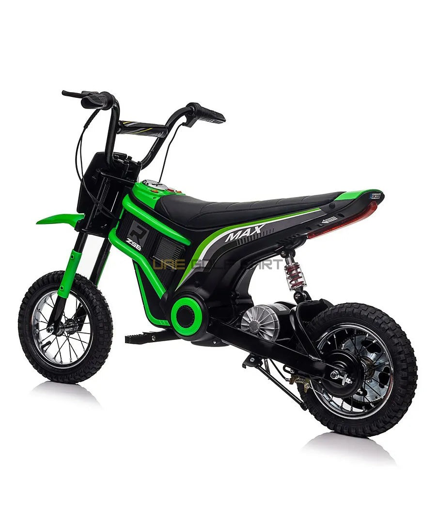 24V Electric Kids Dirt Bike with Rubber Tyres and Leather Seat - Electric Dirt Bikes - Photo 6 | UAE Golf Cart
