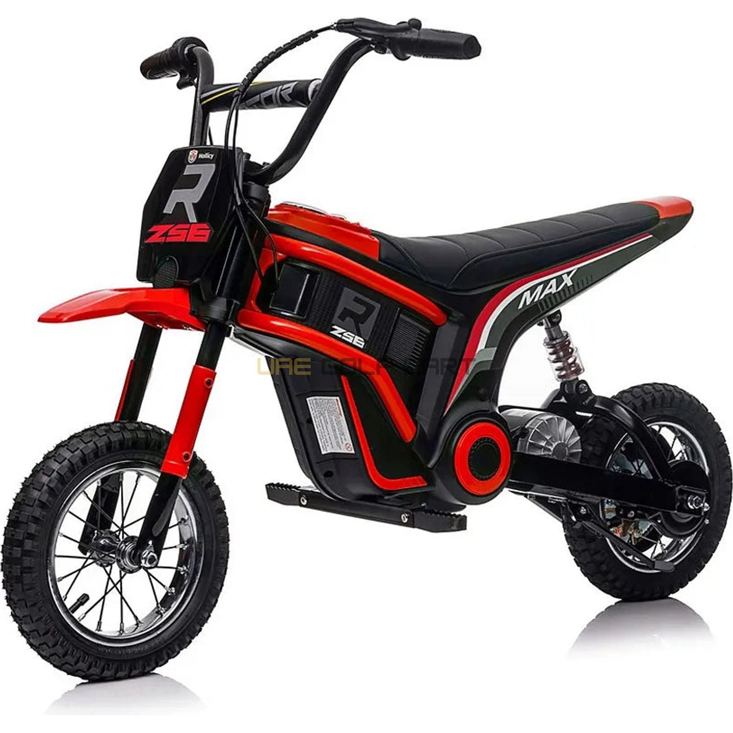 Buy 24V Electric Kids Dirt Bike with Rubber Tyres and Leather Seat - Electric Dirt Bikes at UAE Golf Cart