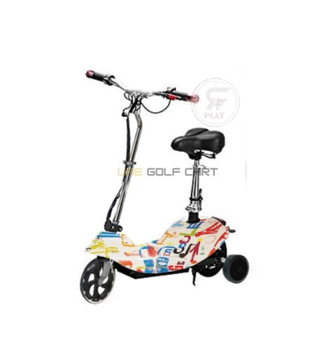 24V Foldable Electric Scooter for Kids with Seat, Training Wheels and Adjustable Handlebars – 6 inch PU Tyres - Foldable Electric Scooters - Photo 6 | UAE Golf Cart