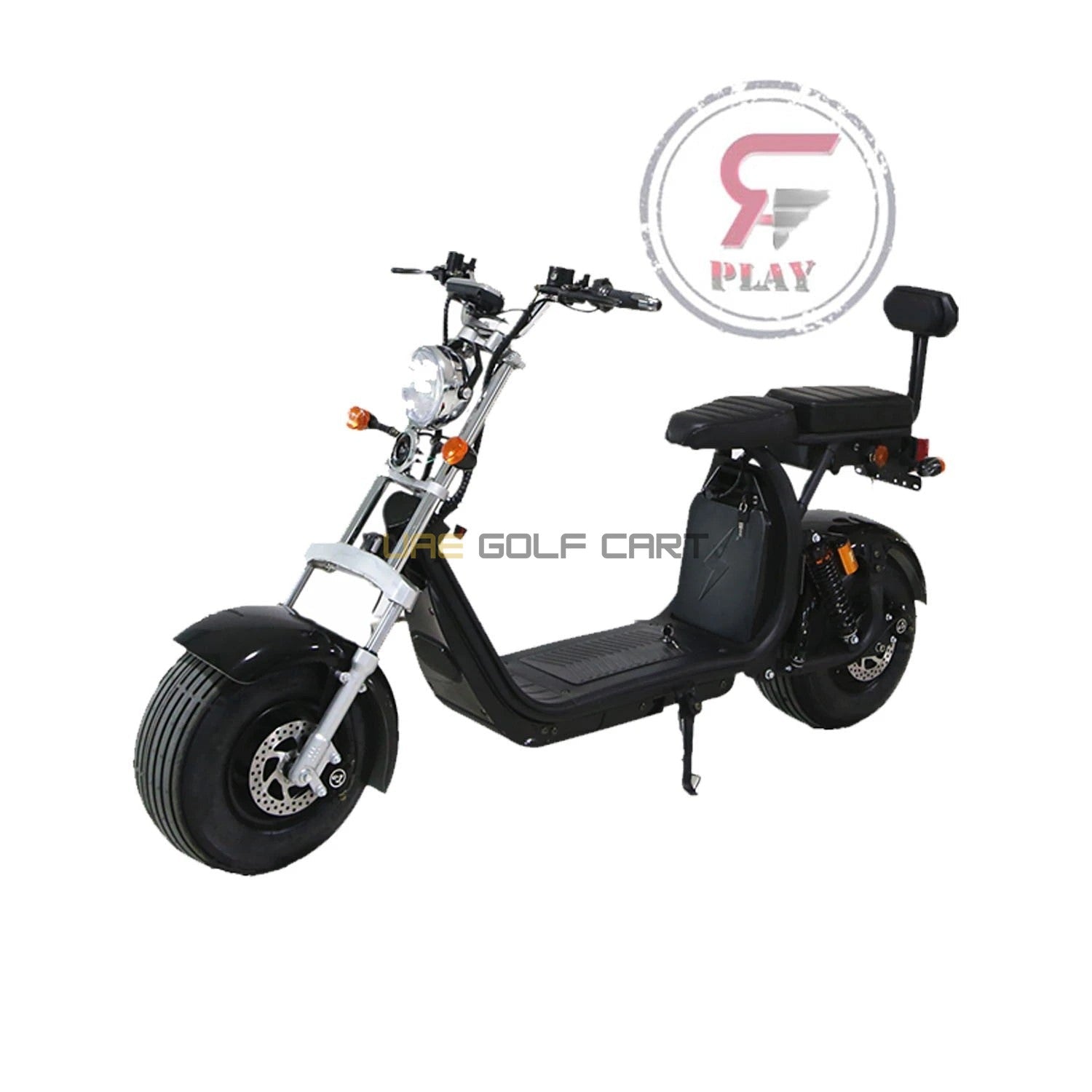 3000W 60V Fat Wheel Electric Scooter with Removable Battery - Electric Motorbikes & Mopeds - Close Up | UAE Golf Cart