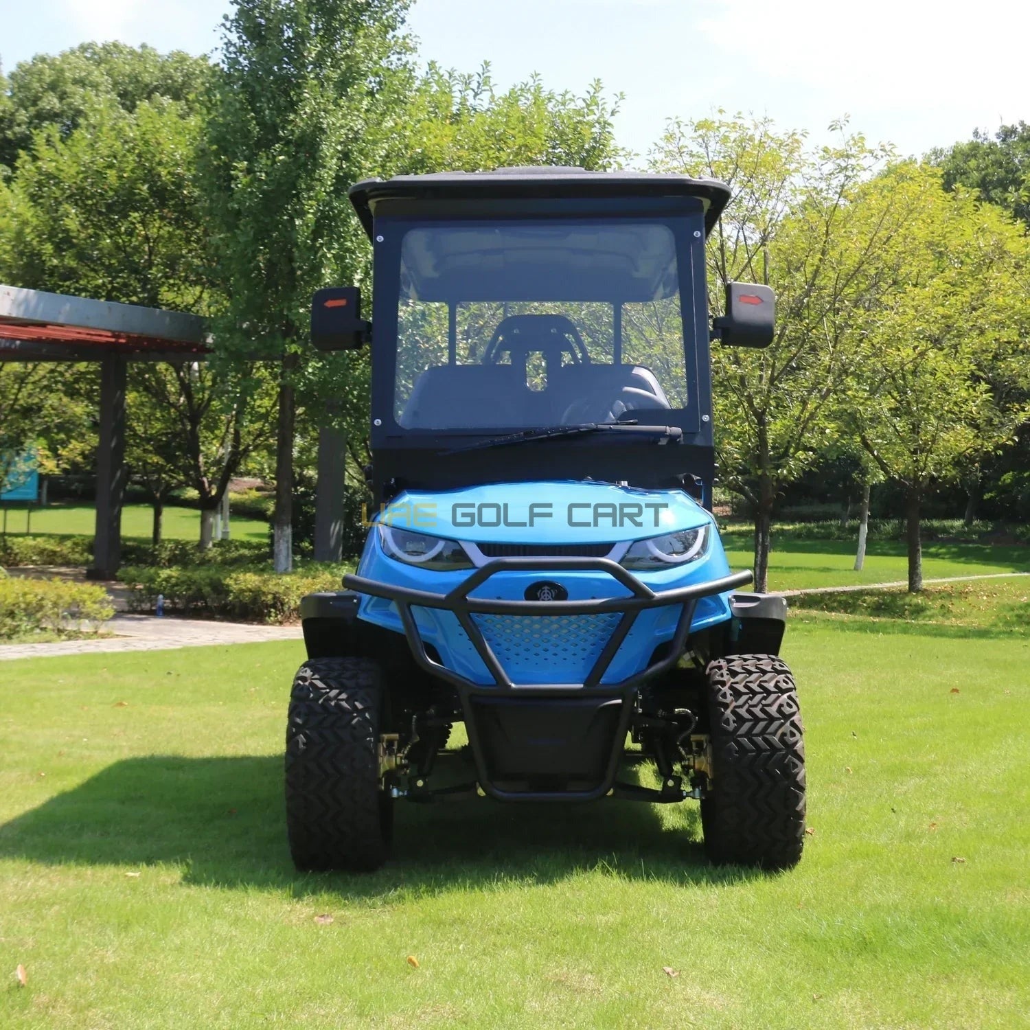 4 Seater Off Road Electric Golf Cart with Lithium Battery Touchscreen and CarPlay - Normal Golf Carts - 4 Seater - Close Up | UAE Golf Cart