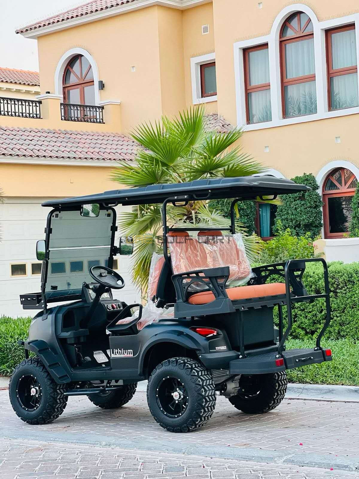 4 Seater Off Road Electric Golf Cart with Touchscreen and Lithium Battery - Normal Golf Carts - 2+2 Seater | UAE Golf Cart