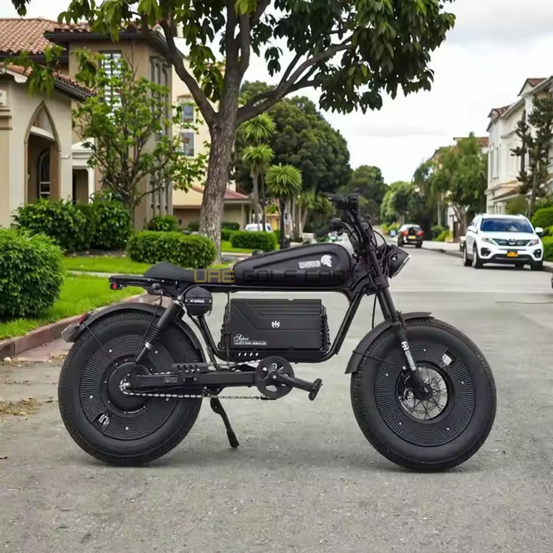 48V 1000W Electric Scooter with Removable 15Ah Battery, Fat 20x4.0 Tires, Seat, 65 km/h Top Speed, 150 kg Load - Electric Motorbikes & Mopeds - Photo 4 | UAE Golf Cart