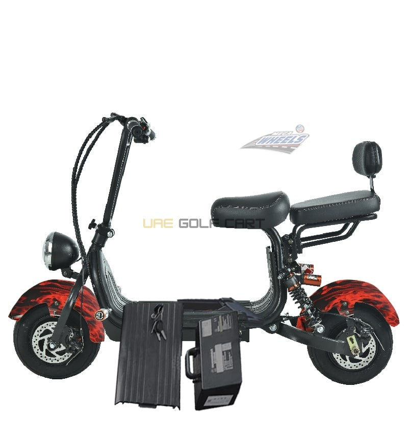 48V 1000W Mini Fat Tyre Electric Scooter with Removable Battery and Dual Seat - Electric Motorbikes & Mopeds - Photo 21 | UAE Golf Cart
