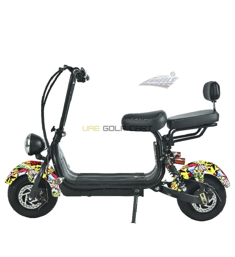 48V 1000W Mini Fat Tyre Electric Scooter with Removable Battery and Dual Seat - Electric Motorbikes & Mopeds - Photo 5 | UAE Golf Cart