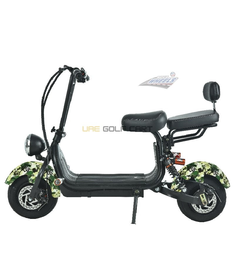 48V 1000W Mini Fat Tyre Electric Scooter with Removable Battery and Dual Seat - Electric Motorbikes & Mopeds - Photo 8 | UAE Golf Cart