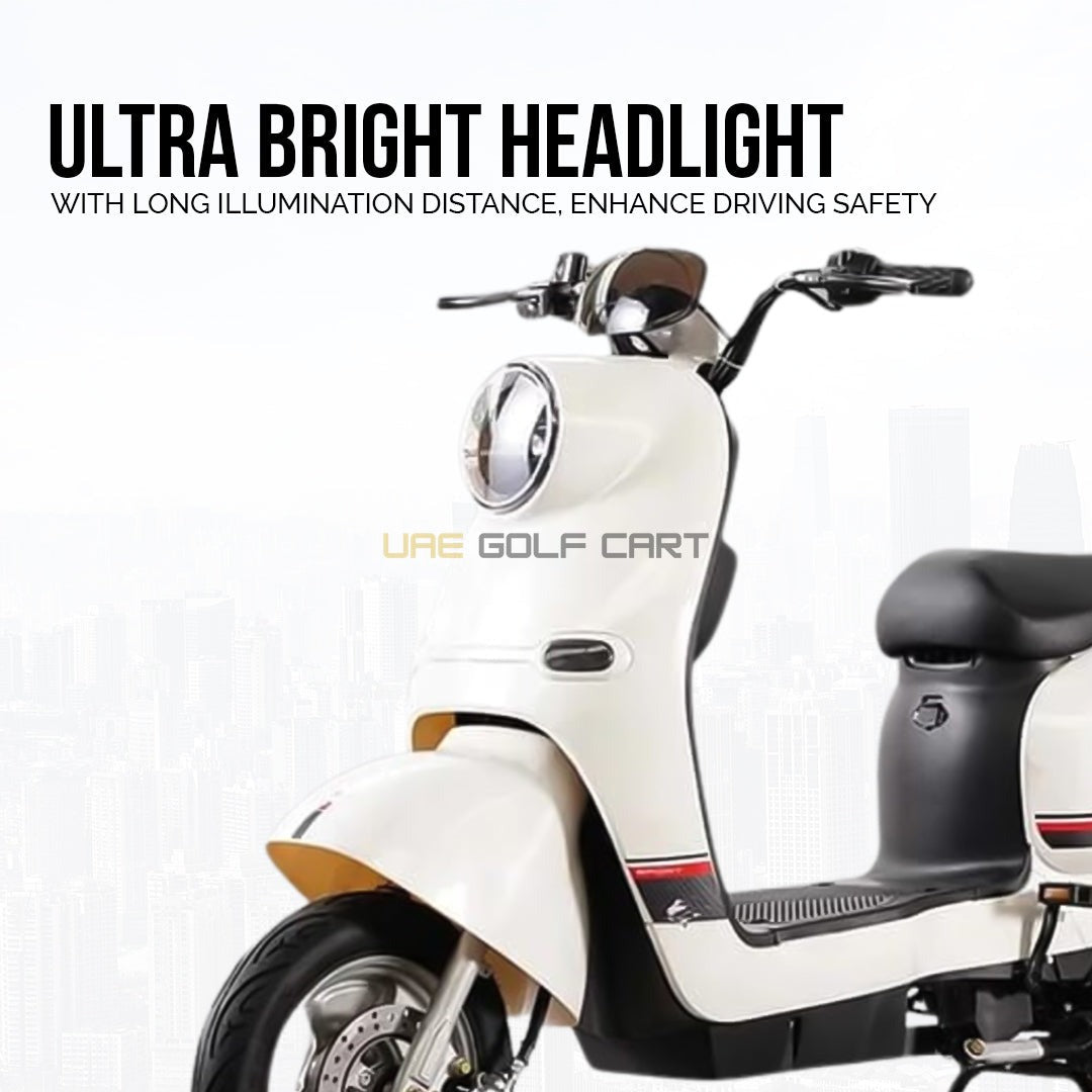 48V 1200W Electric Scooter - 40-45 km/h, 200kg Load, Foldable, LED Lights - Electric Grocery Bike - Photo 6 | UAE Golf Cart