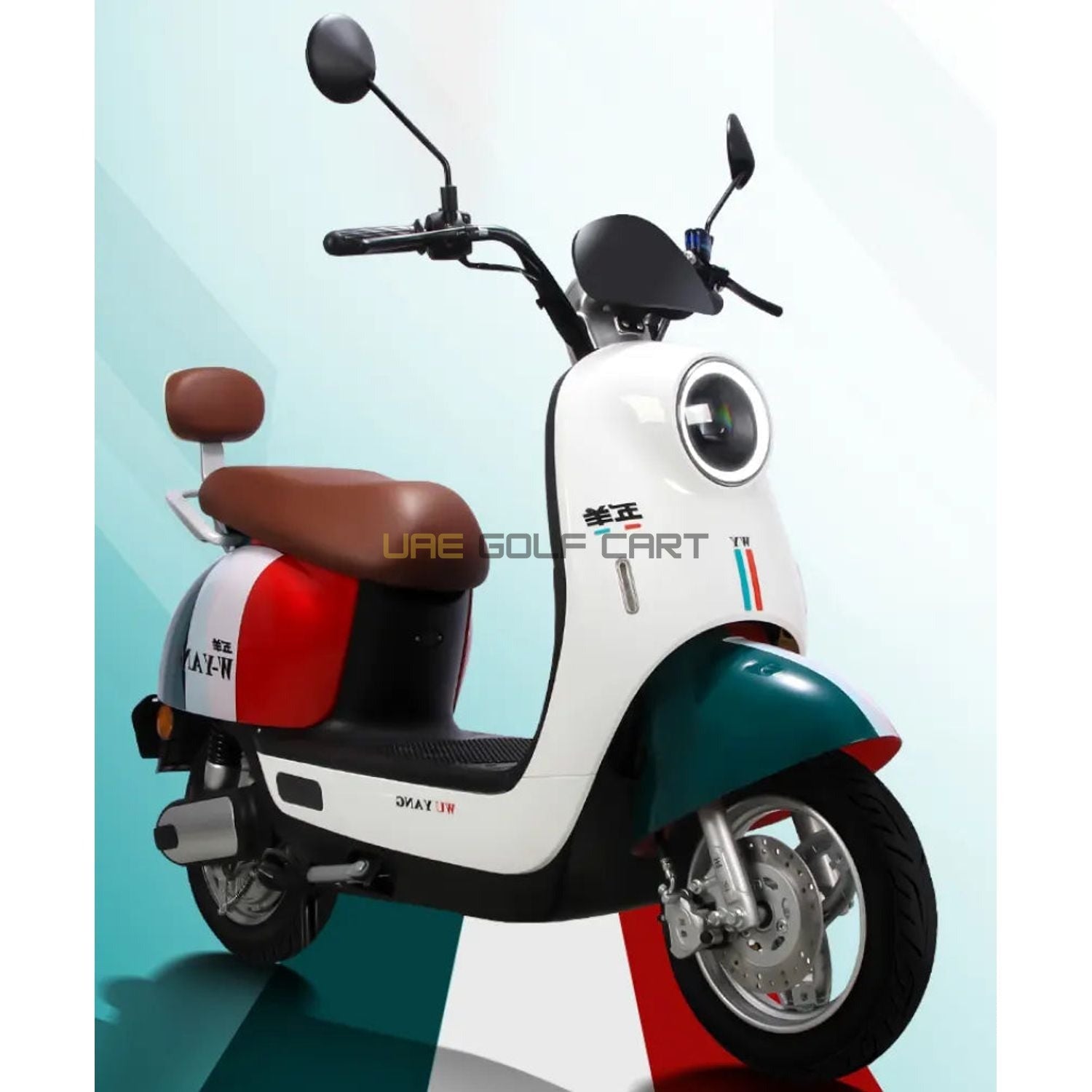 Buy 48V 1200W Electric Scooter for Adults – 40 km/h Top Speed, 200kg Load, Foldable, LED Lights, 12Ah Battery - Electric Motorbikes & Mopeds at UAE Golf Cart