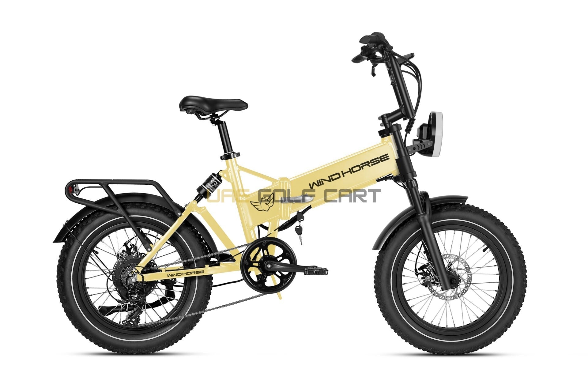 48V 13Ah Folding Electric Bike with 750W Motor, 20" x 4.0" Fat Tires, 7-Speed Shimano, Hydraulic Brakes – Off‑Road Use - Electric Bikes | UAE Golf Cart