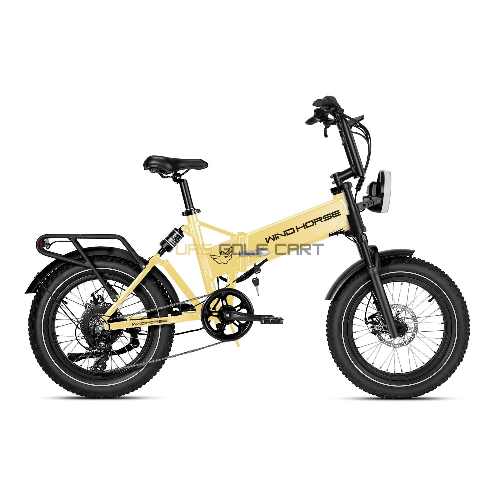 48V 13Ah Folding Electric Bike with 750W Motor, 20" x 4.0" Fat Tires, 7-Speed Shimano, Hydraulic Brakes – Off‑Road Use - Electric Bikes - Photo 5 | UAE Golf Cart