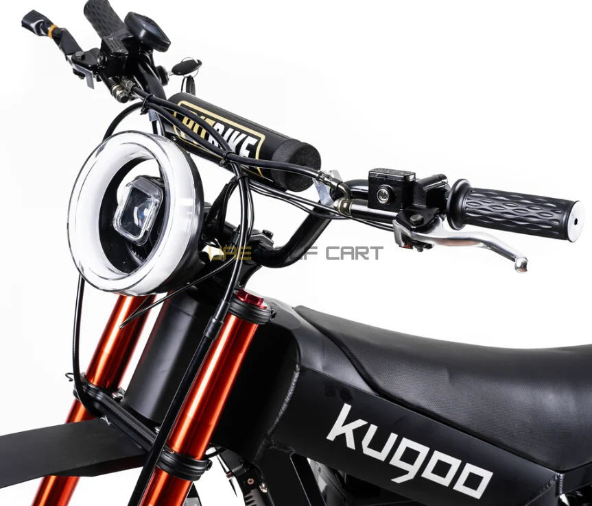 48V 1500W Electric Dirt Bike with 21Ah Battery, Hydraulic Suspension, 14" Front Tire, 12" Rear Tire, 45‑55 km/h Top Speed - Electric Dirt Bikes - Photo 4 | UAE Golf Cart