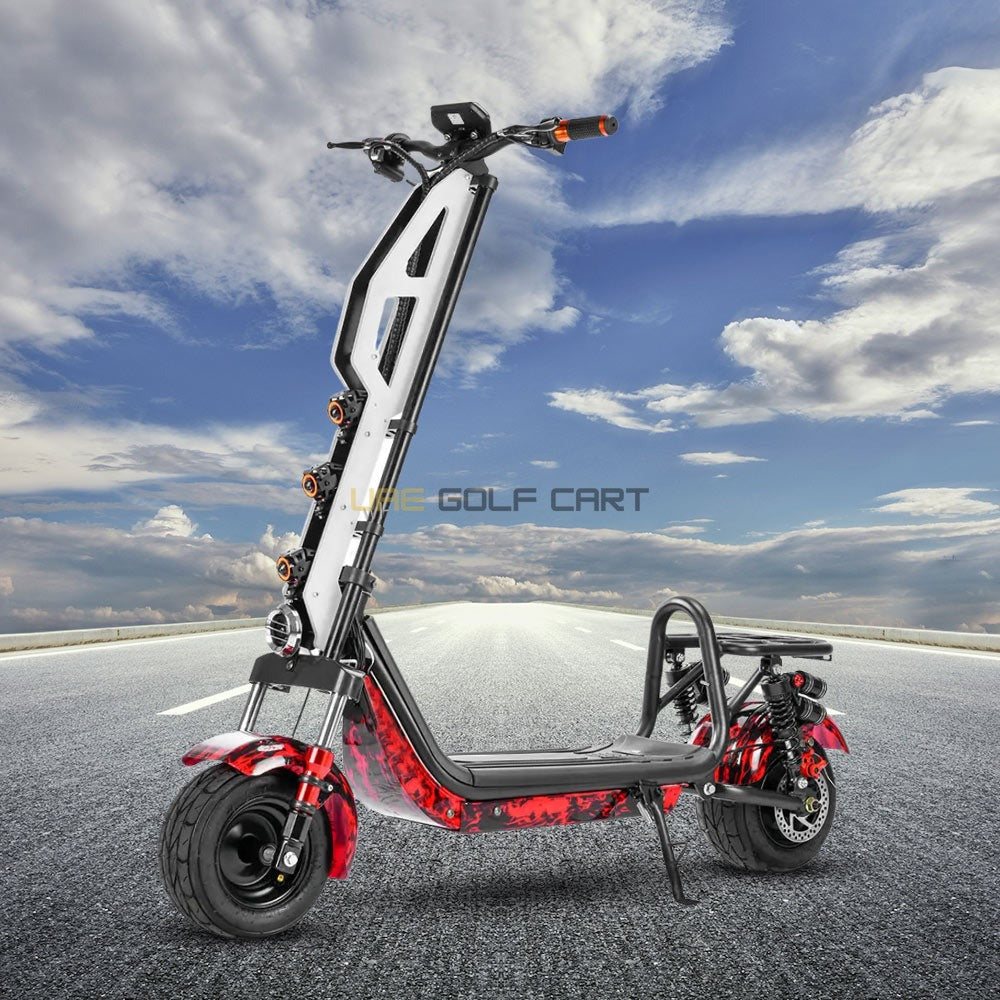 48V 1500W Foldable Fat Tyre Off Road Electric Scooter for Adults, 45 km/h Speed, 40 kg - Foldable Electric Scooters - Photo 6 | UAE Golf Cart