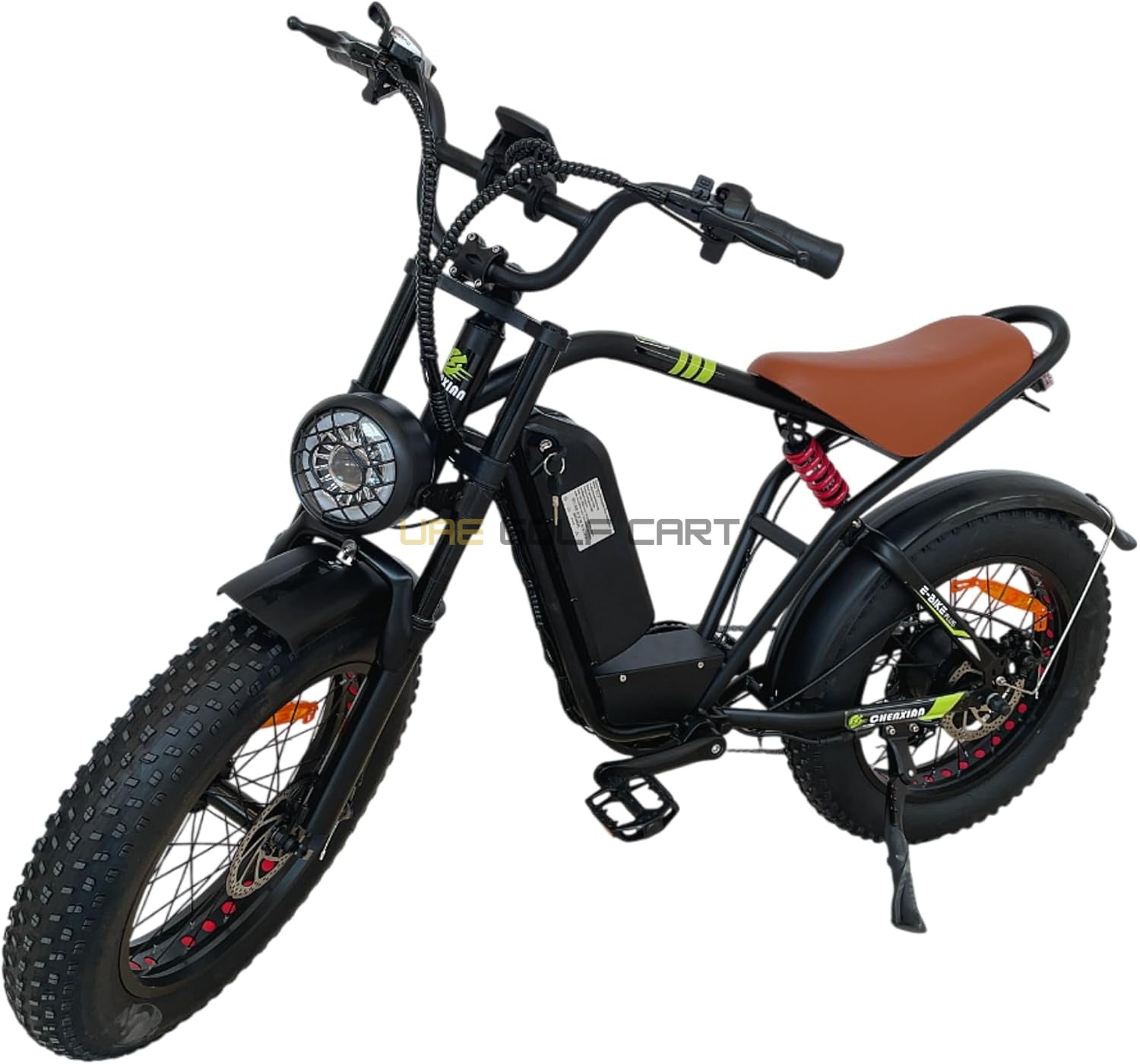 48V 15Ah Electric Mountain Bike with 1000W Motor, 60 Speed, Dual Suspension, 26x4.0 Tires, Disc Brakes - Off Road - Electric Bikes | UAE Golf Cart