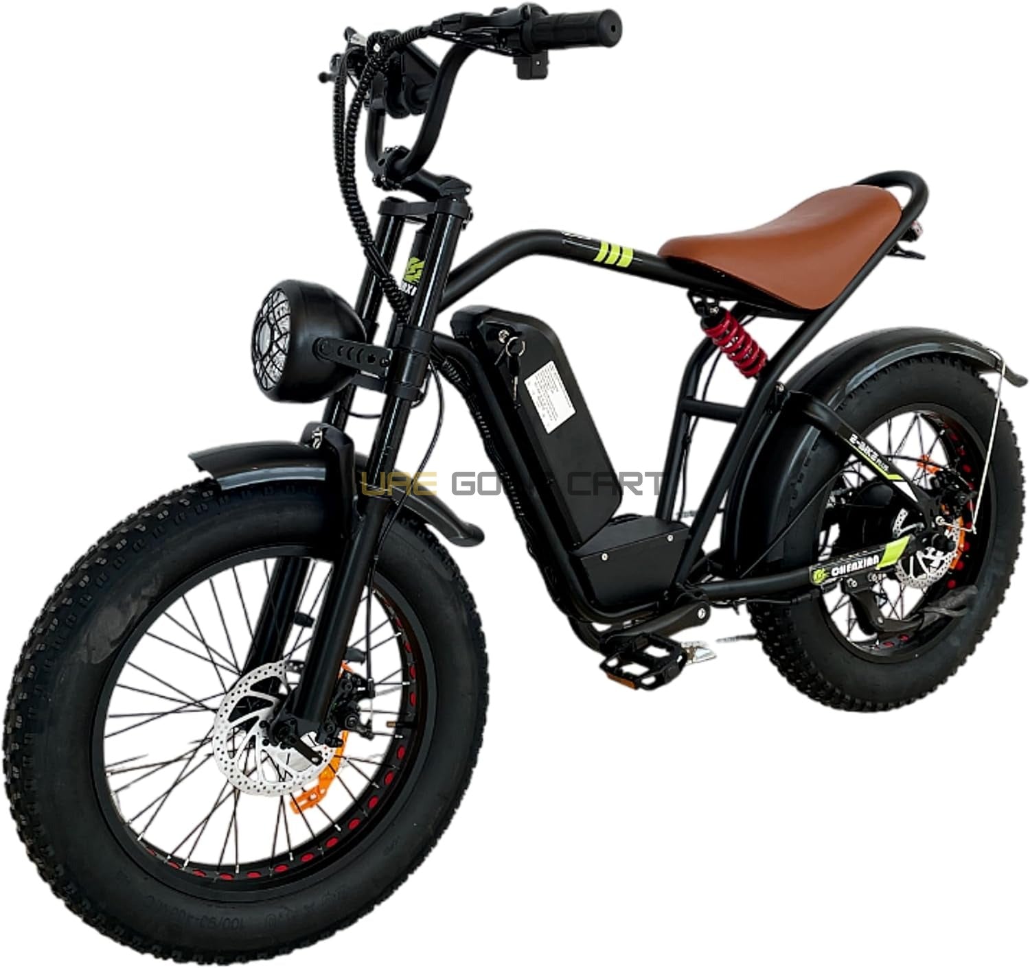 48V 15Ah Electric Mountain Bike with 1000W Motor, 60 Speed, Dual Suspension, 26x4.0 Tires, Disc Brakes - Off Road - Electric Bikes - Photo 9 | UAE Golf Cart