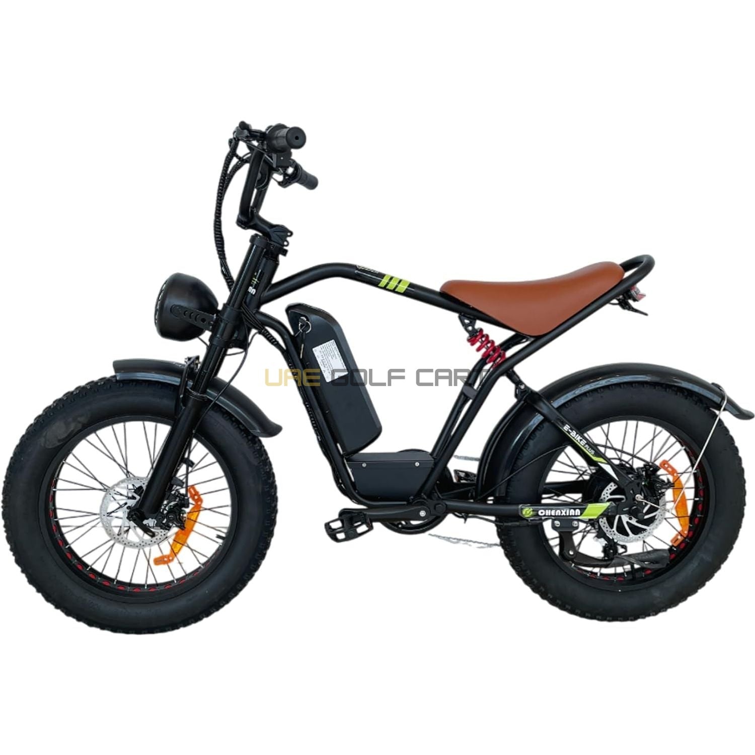 Buy 48V 15Ah Electric Mountain Bike with 1000W Motor, 60 Speed, Dual Suspension, 26x4.0 Tires, Disc Brakes - Off Road - Electric Bikes at UAE Golf Cart