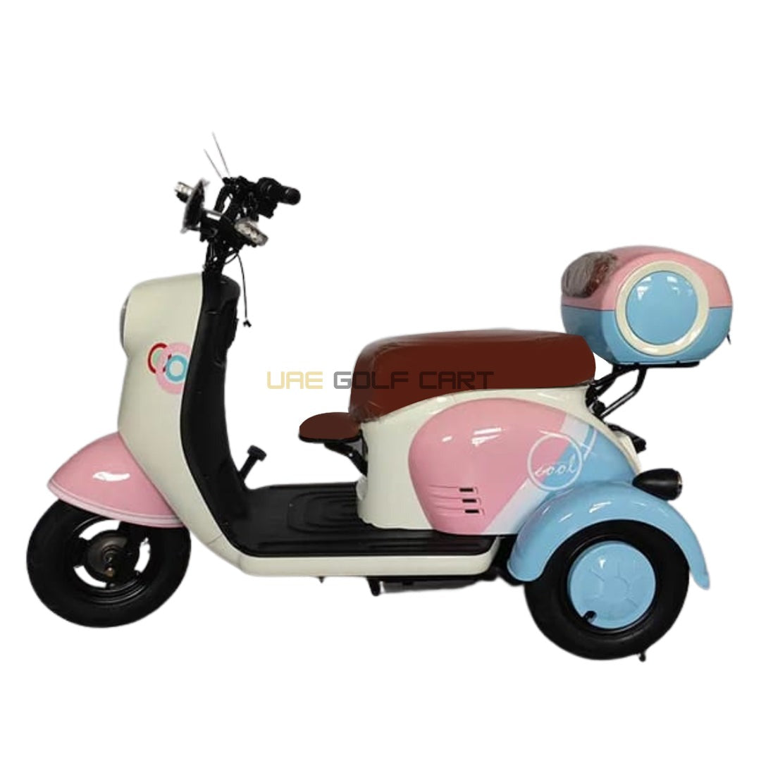 48V 20Ah Electric Parent Child Trike Scooter - 3 Seats, 30km/h Top Speed, 35km Range, 20inch Wheels, 150kg Load - Electric Motorbikes & Mopeds - Photo 11 | UAE Golf Cart