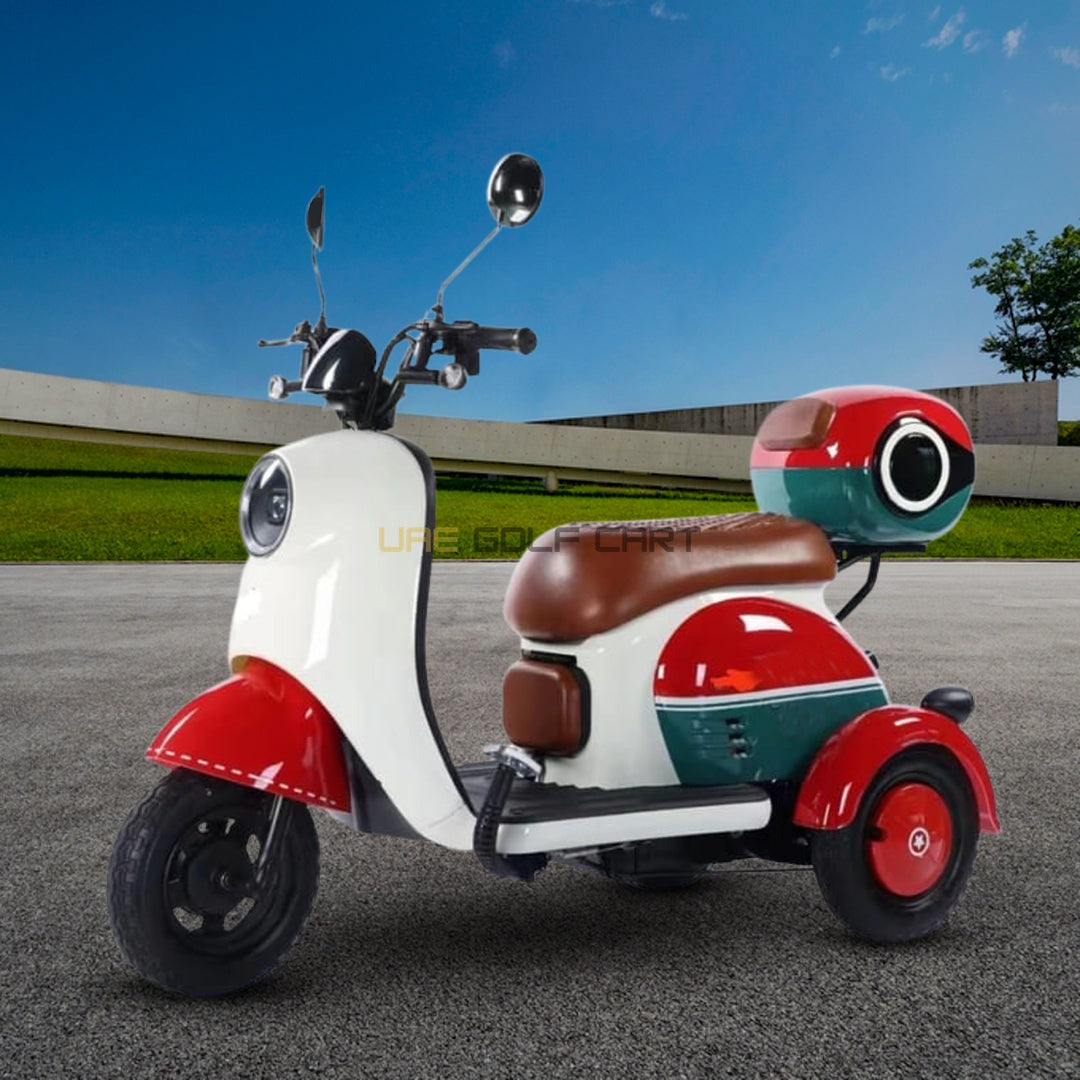 48V 20Ah Electric Parent Child Trike Scooter - 3 Seats, 30km/h Top Speed, 35km Range, 20inch Wheels, 150kg Load - Electric Motorbikes & Mopeds - Photo 12 | UAE Golf Cart