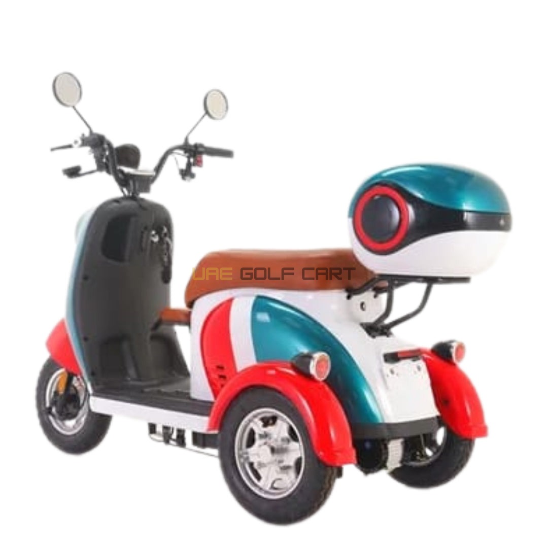 48V 20Ah Electric Parent Child Trike Scooter - 3 Seats, 30km/h Top Speed, 35km Range, 20inch Wheels, 150kg Load - Electric Motorbikes & Mopeds - Photo 5 | UAE Golf Cart