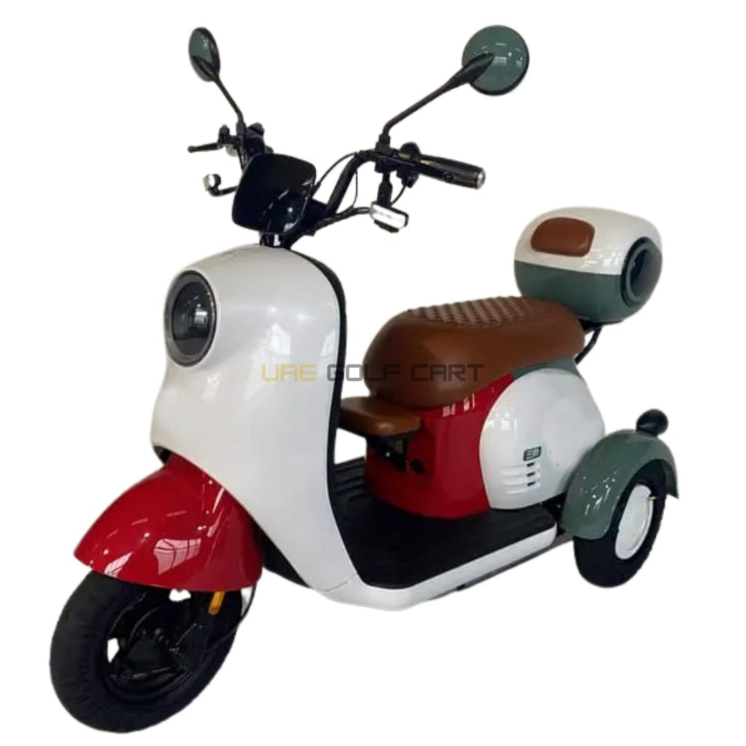 48V 20Ah Electric Parent Child Trike Scooter - 3 Seats, 30km/h Top Speed, 35km Range, 20inch Wheels, 150kg Load - Electric Motorbikes & Mopeds - Photo 9 | UAE Golf Cart