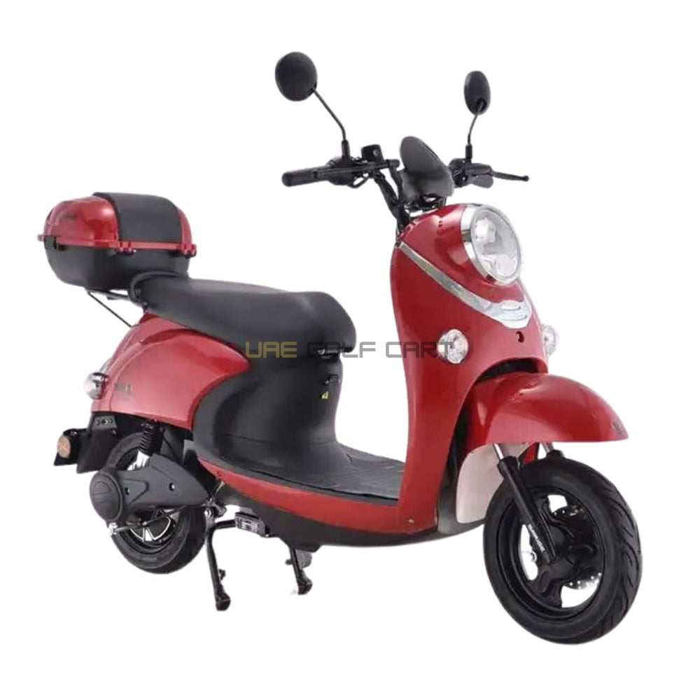 Buy 48V 20Ah Electric Scooter VXP Vintage Style 1200W Rear Hub Motor 14" Tires 200kg Load - Electric Grocery Bike at UAE Golf Cart