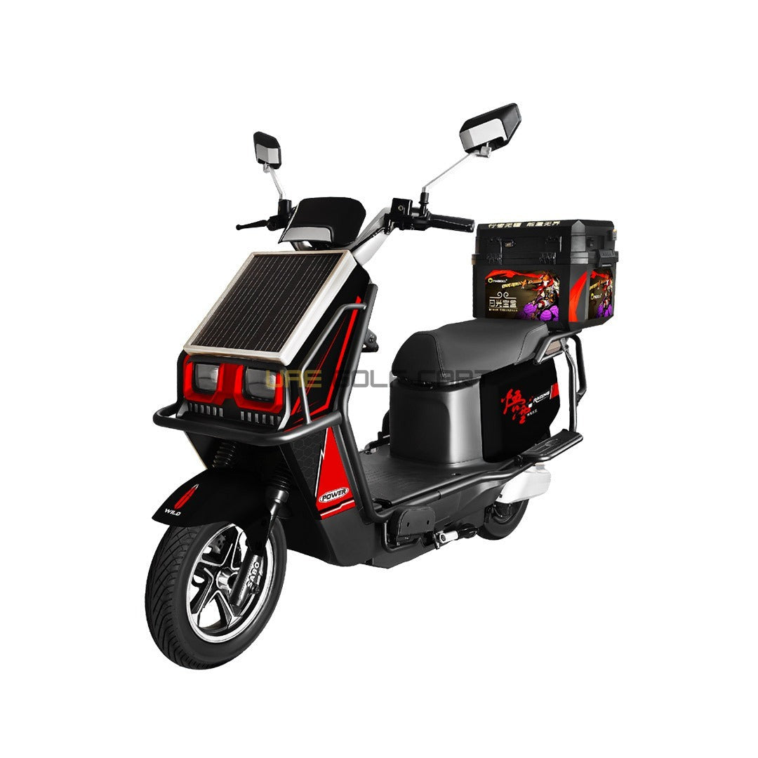 48V 2500W Hybrid Solar Electric Motorbike - 90-100 km Range, 70 km/h Top Speed, 20Ah Lead Acid Battery - Electric Motorbikes & Mopeds - Photo 11 | UAE Golf Cart