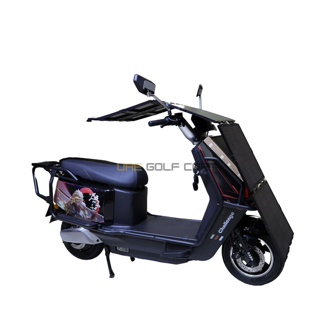48V 2500W Hybrid Solar Electric Motorbike - 90-100 km Range, 70 km/h Top Speed, 20Ah Lead Acid Battery - Electric Motorbikes & Mopeds - Photo 9 | UAE Golf Cart