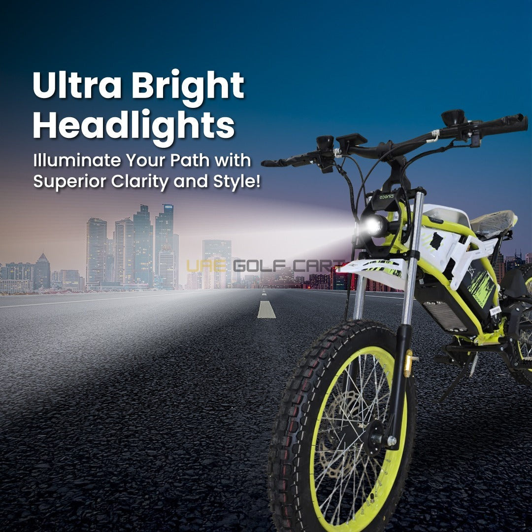 48V 28Ah Electric Dirt Bike with 4000W Motor, 30 km/h Speed, 80 km Range, 7-Speed, Fat Tires – Off‑Road for Teens and Adults - Electric Dirt Bikes - Photo 15 | UAE Golf Cart