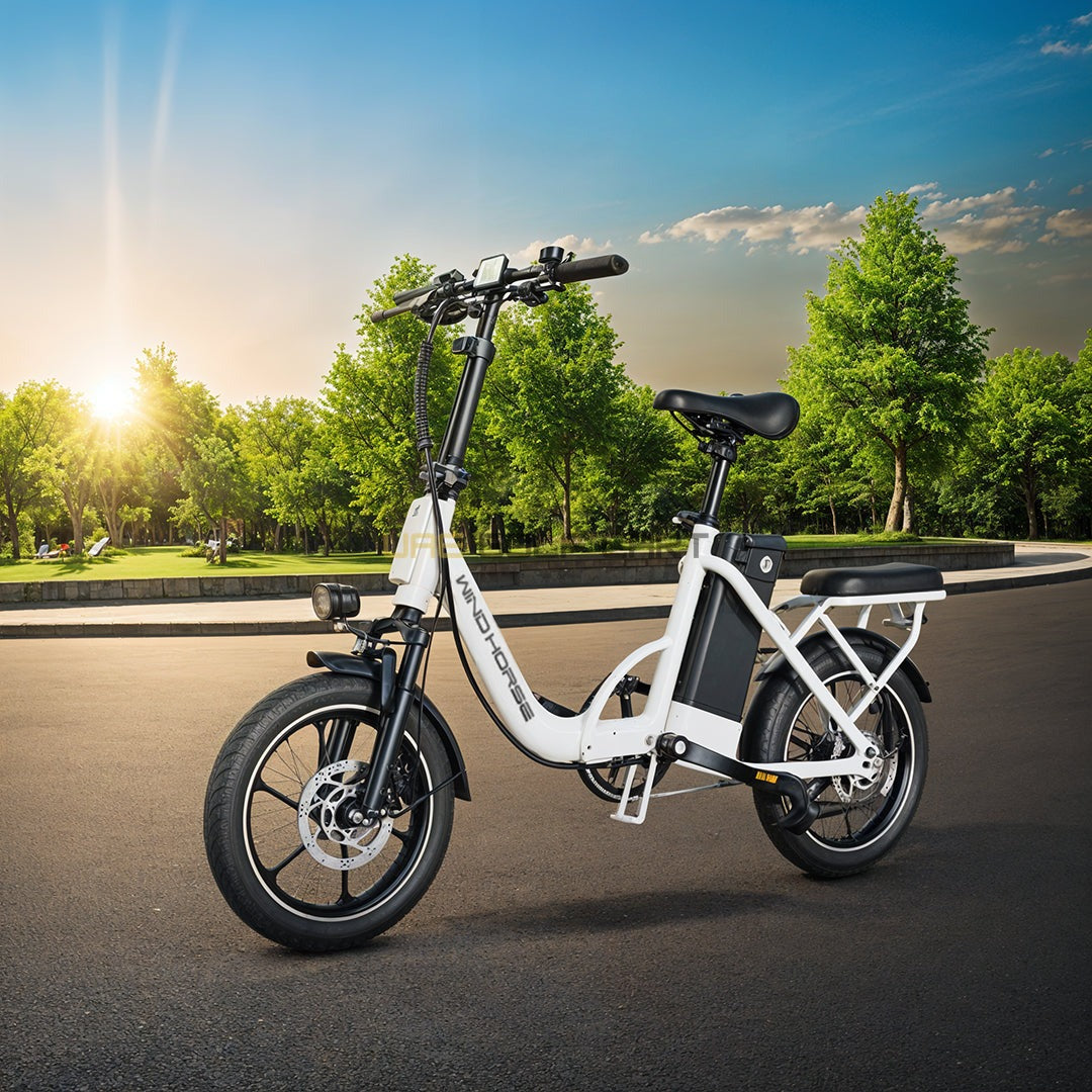 48V 350W Foldable Carbon Alloy Electric Bike 16" Tires 80kg Capacity - Electric Bikes - Photo 6 | UAE Golf Cart