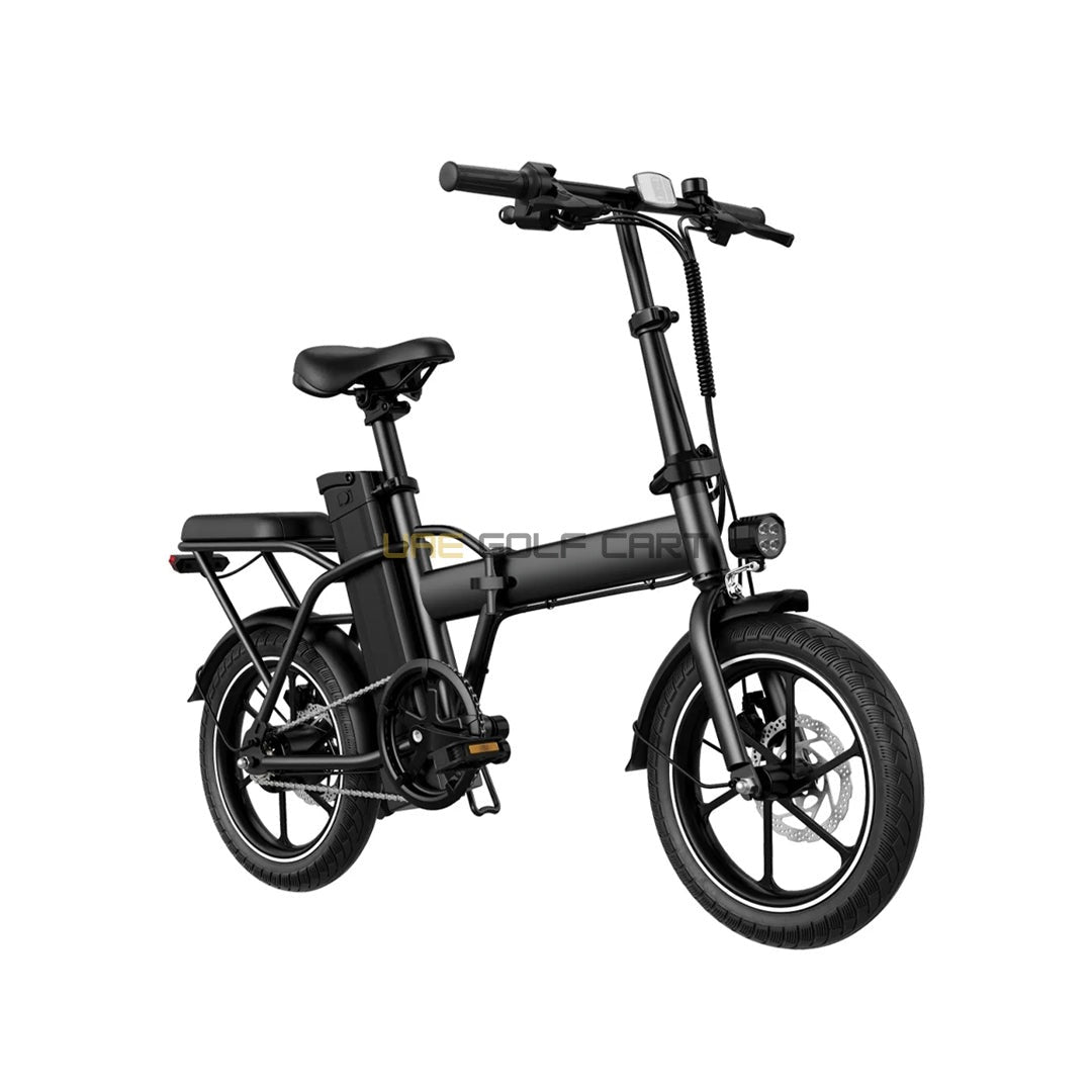 48V 350W Foldable Electric Bike with 25 MPH Top Speed, 16" Tires, 80kg Capacity, Waterproof Battery - Electric Bikes | UAE Golf Cart