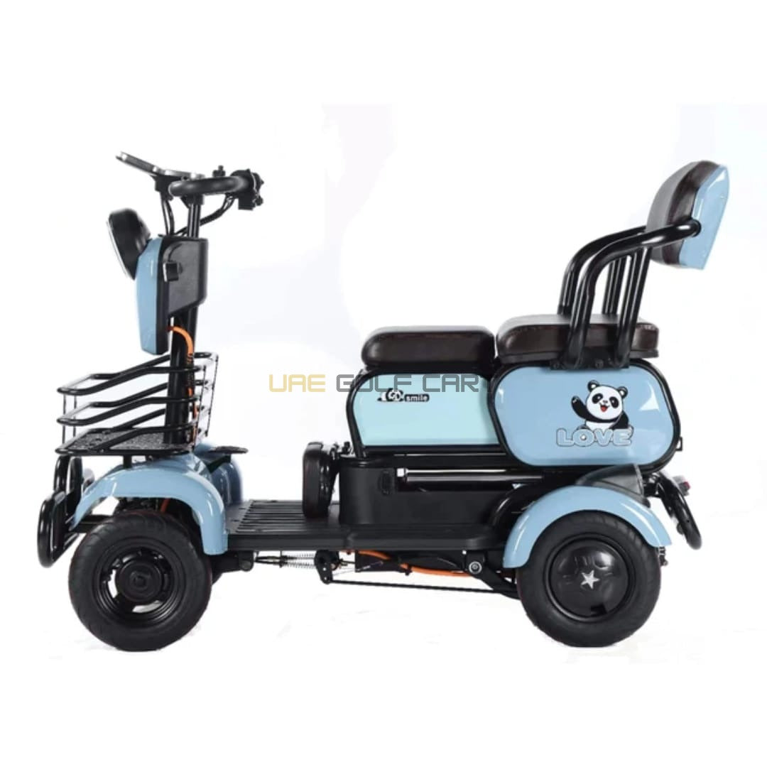 48V 4-Wheel Electric Scooter with Sliding Seats for 3 Passengers, 600W Motor, 30km Range - Electric Motorbikes & Mopeds - Photo 12 | UAE Golf Cart