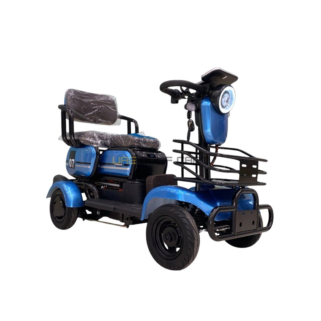48V 4-Wheel Electric Scooter with Sliding Seats for 3 Passengers, 600W Motor, 30km Range - Electric Motorbikes & Mopeds - Photo 15 | UAE Golf Cart