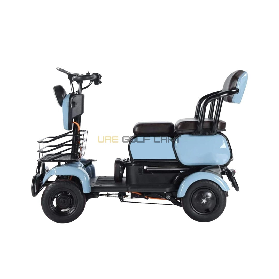 48V 4-Wheel Electric Scooter with Sliding Seats for 3 Passengers, 600W Motor, 30km Range - Electric Motorbikes & Mopeds - Photo 7 | UAE Golf Cart