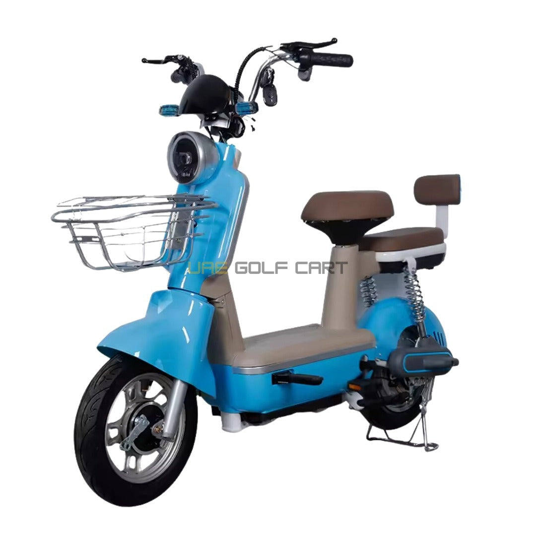 48V 450W Electric Scooter with Seat, 2 Person Capacity, 25 km/h Speed, 30 km Range, 14 Inch Tubeless Wheels - Electric Grocery Bike - Photo 12 | UAE Golf Cart