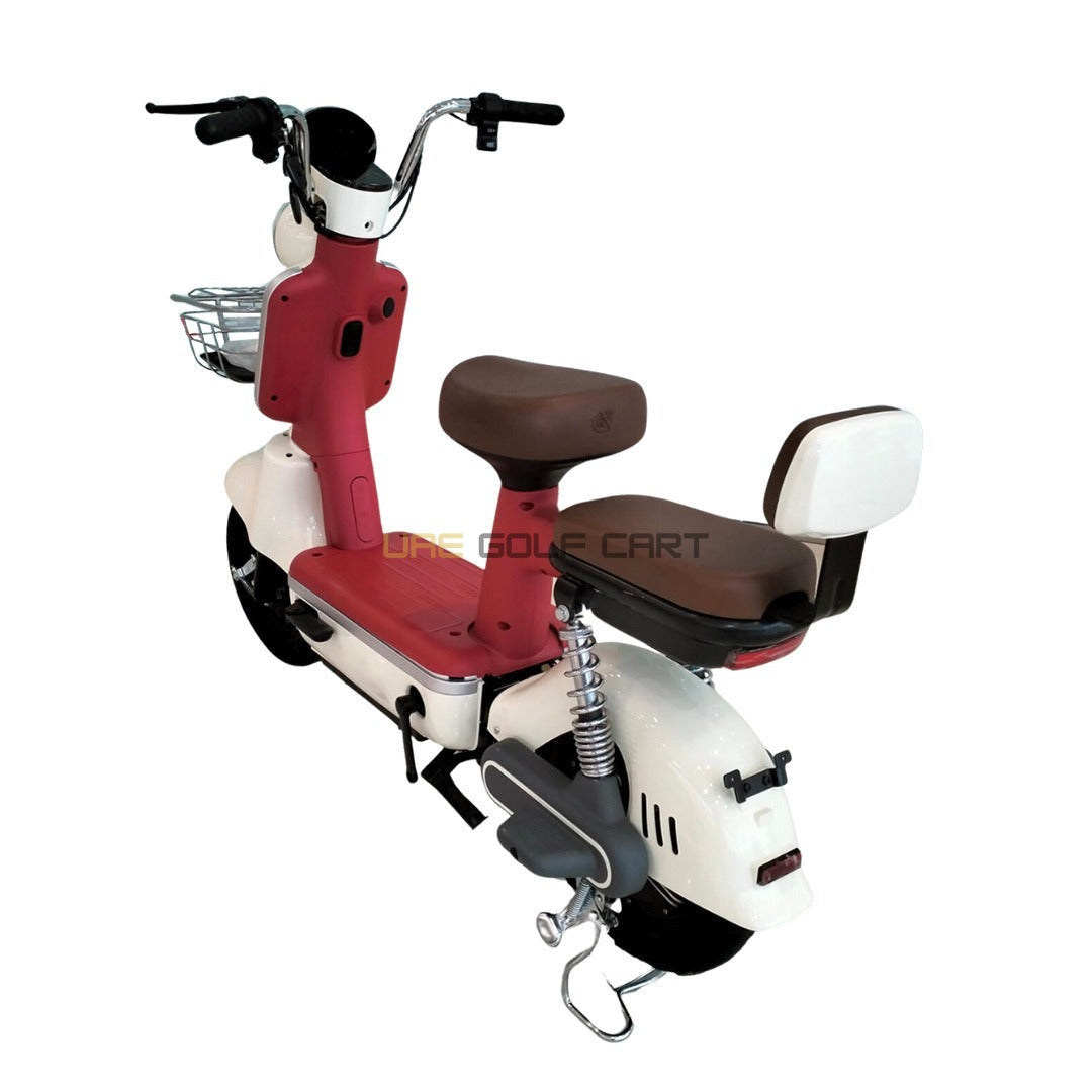 48V 450W Electric Scooter with Seat, 2 Person Capacity, 25 km/h Speed, 30 km Range, 14 Inch Tubeless Wheels - Electric Grocery Bike - Photo 14 | UAE Golf Cart
