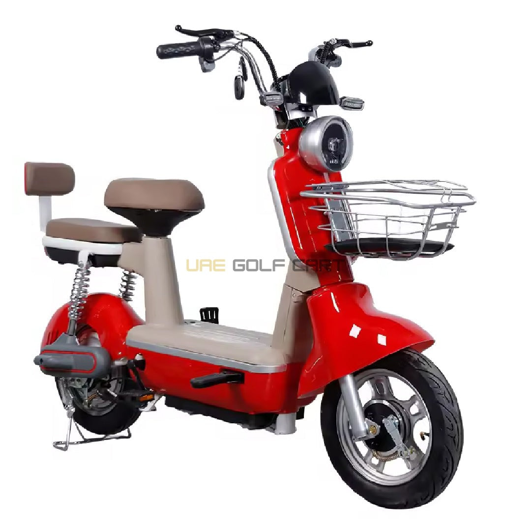 48V 450W Electric Scooter with Seat, 2 Person Capacity, 25 km/h Speed, 30 km Range, 14 Inch Tubeless Wheels - Electric Grocery Bike - Photo 19 | UAE Golf Cart