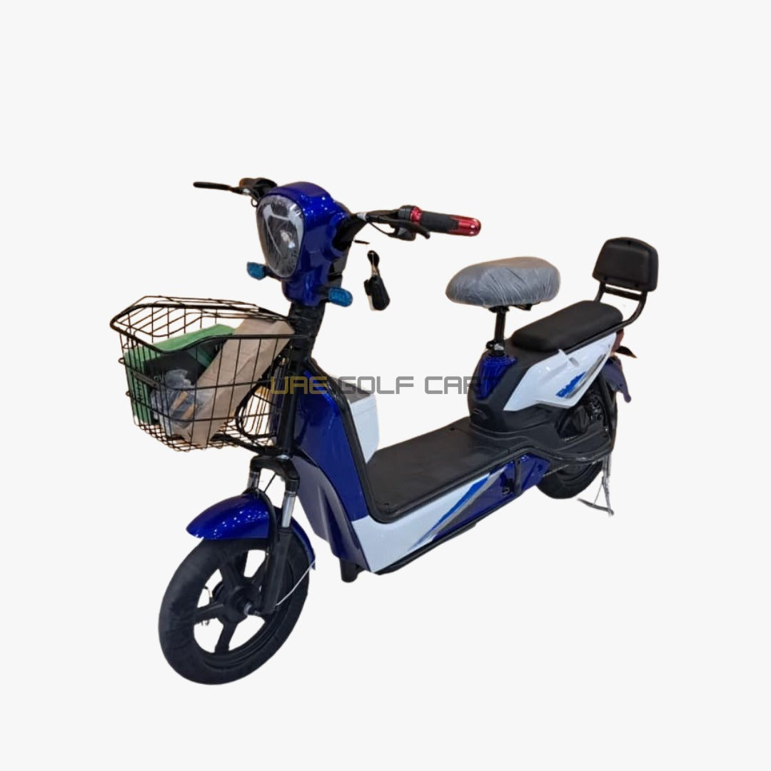 48V 450W Electric Scooter with Seat, 2 Person Capacity, 25 km/h Speed, 30 km Range, 14 Inch Tubeless Wheels - Electric Grocery Bike - Photo 31 | UAE Golf Cart
