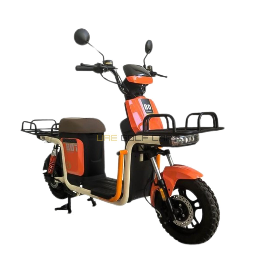 48V 500W Delivery E-Bike with 20Ah Battery, 200kg Load Capacity, 50 km/h Speed, 14" Wheels - Electric Grocery Bike - Photo 10 | UAE Golf Cart
