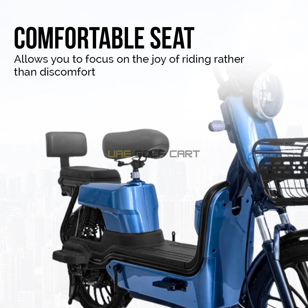 48V 500W Electric Bike with 20Ah Battery, 34 km/h Top Speed, 2‑Seater Foldable Grocery Delivery Bike - Electric Grocery Bike - Photo 8 | UAE Golf Cart