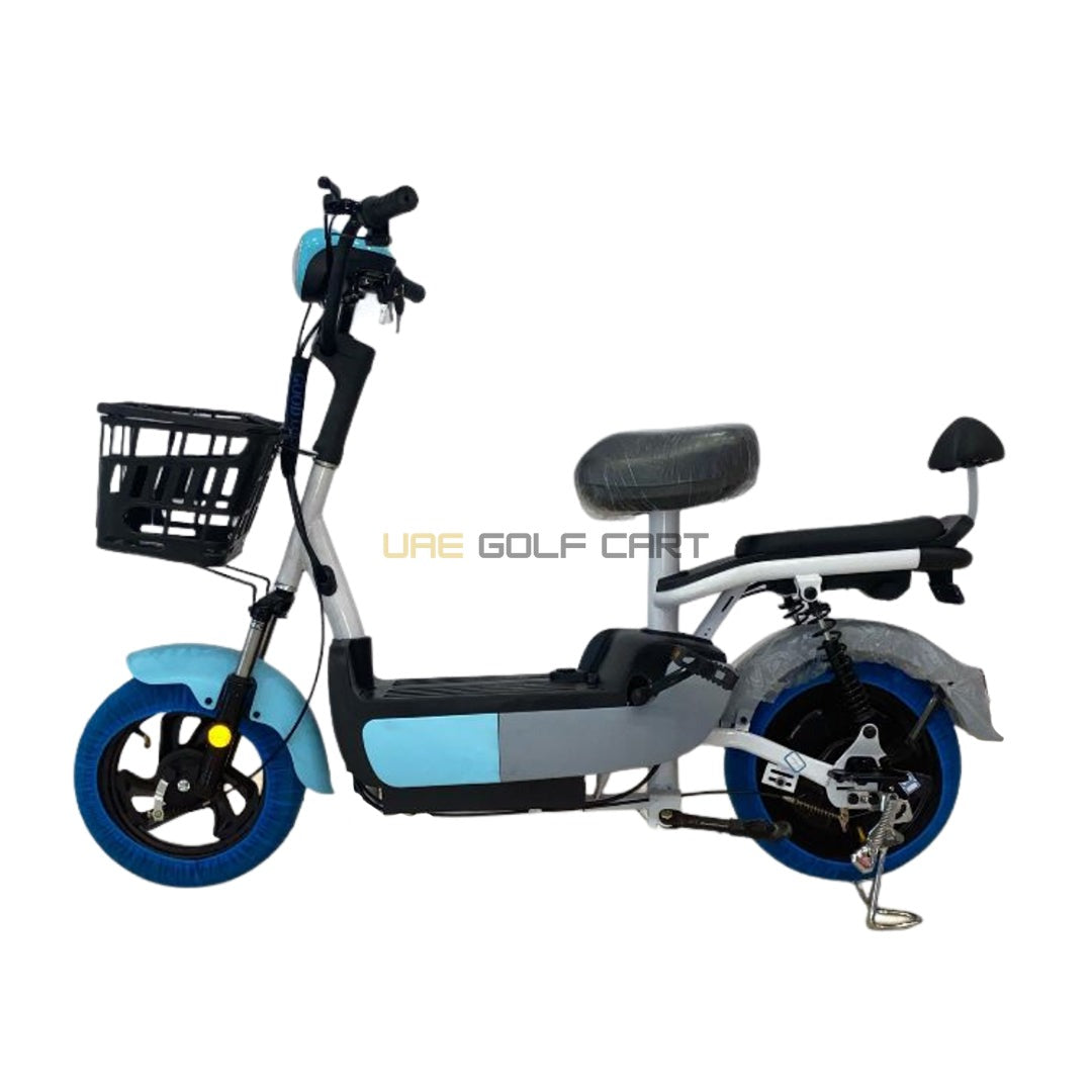 48V 500W Electric Scooter with Pedal Assist, 14-inch Tires, Dual Seats, 200kg Load, 25km Range - Electric Grocery Bike - Photo 23 | UAE Golf Cart