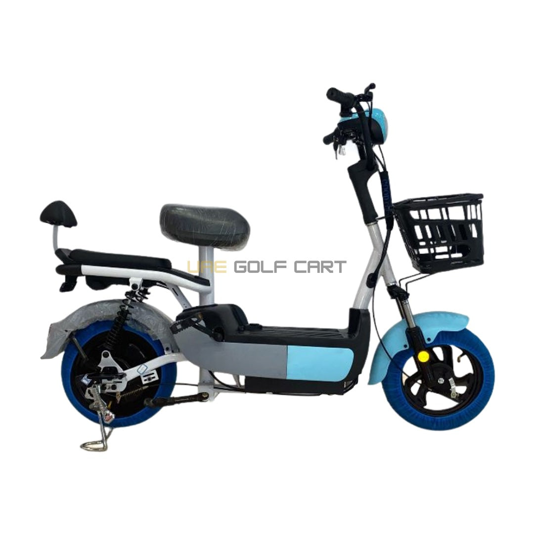 48V 500W Electric Scooter with Pedal Assist, 14-inch Tires, Dual Seats, 200kg Load, 25km Range - Electric Grocery Bike - Photo 24 | UAE Golf Cart