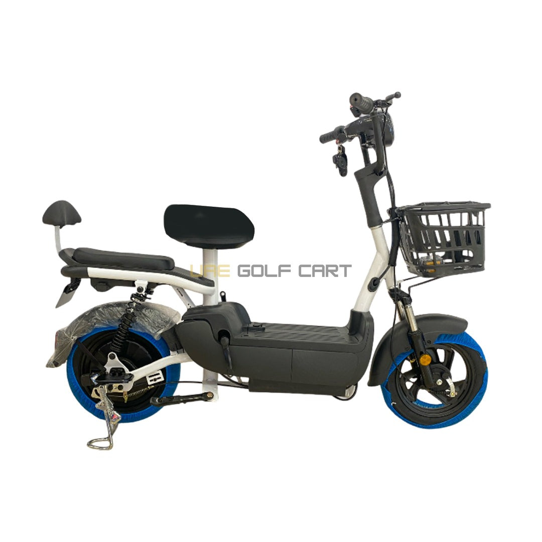 48V 500W Electric Scooter with Pedal Assist, 14-inch Tires, Dual Seats, 200kg Load, 25km Range - Electric Grocery Bike - Photo 26 | UAE Golf Cart