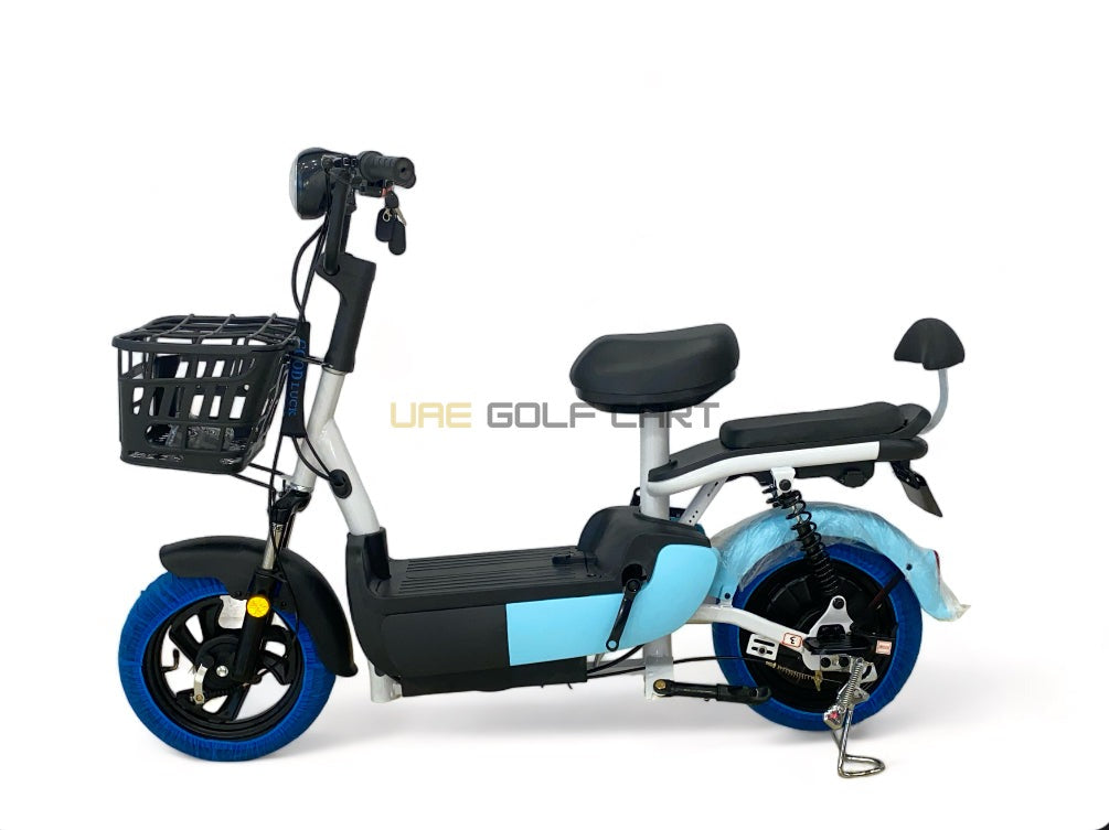 48V 500W Electric Scooter with Pedal Assist, 2 Seats, 14 Inch Tires - Electric Motorbikes & Mopeds - Photo 11 | UAE Golf Cart