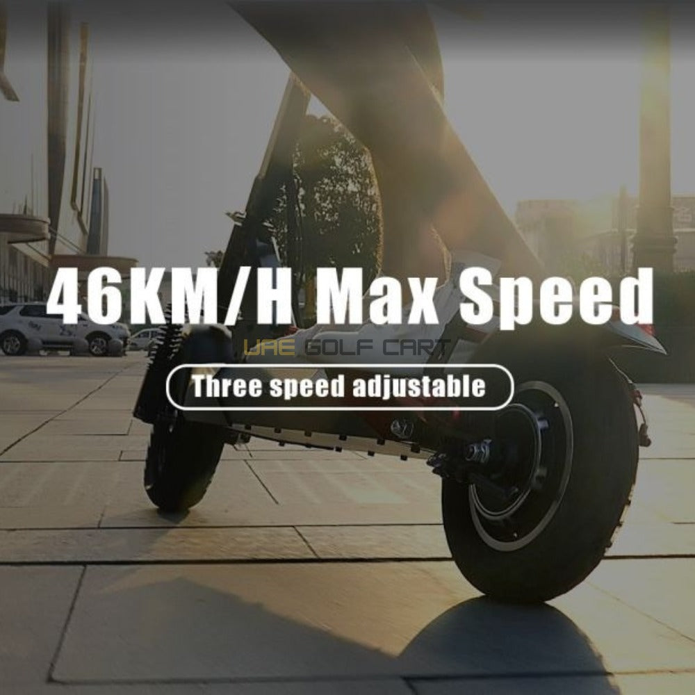 48V 500W Folding Electric Scooter with Seat, 10-inch Wheels, 50 km/h Top Speed, 70 km Range, 120 kg Load, 25.5 kg - Foldable Electric Scooters - Photo 9 | UAE Golf Cart